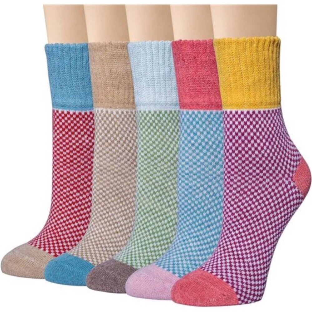 Wool Socks for Women Warm Winter Socks Knit Crew Calf Hiking Boot Sock